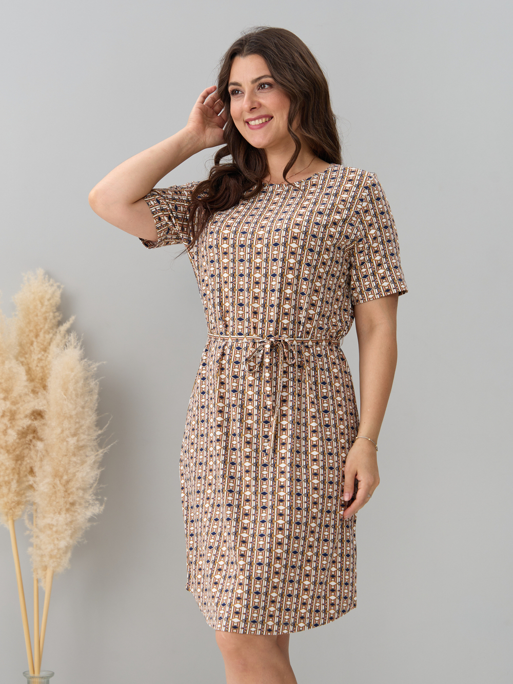 Платье Пв-137/ромбики