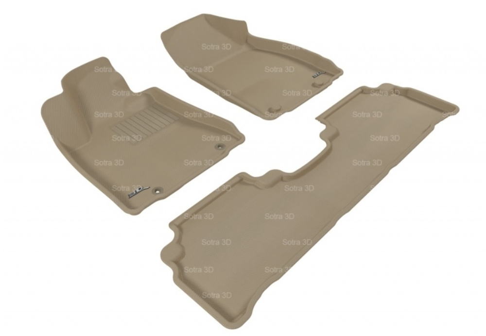 Коврики салона Sotra 3D Lux для Lexus RX350/450 2012- черные. Артикул ST 74-00363