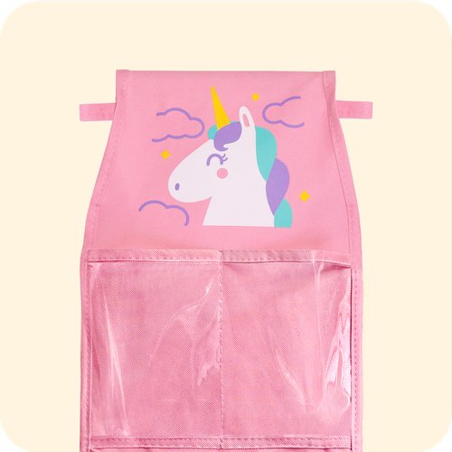 Кармашки для детского сада на липучке. Единорог