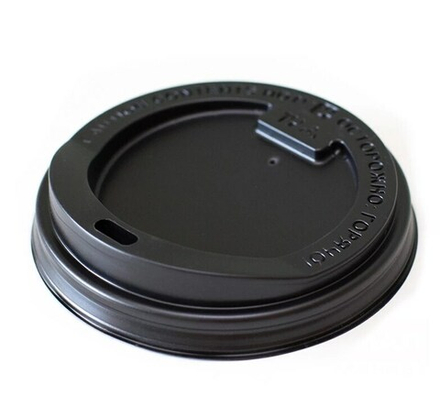 Крышка ПС с боковым отверстием d=80мм черная