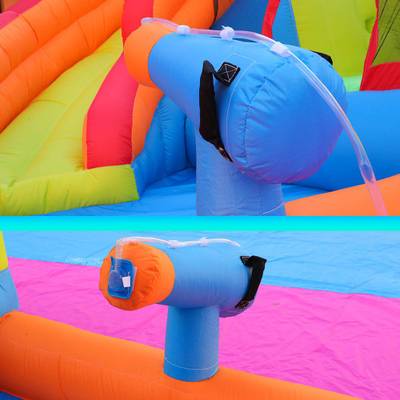 Батут для дачи с бассейном "Малыш" 3,1*2,8*2,1 м