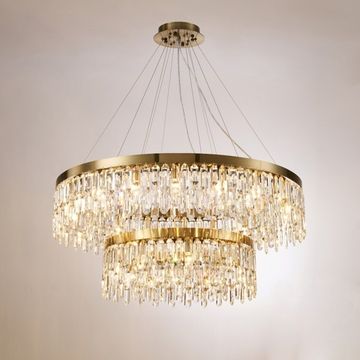 F6-ф1000+600*H360(1500) BRONZE (1) Люстра NW (в 2-х коробках)