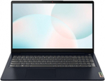 Ноутбук  Lenovo IdeaPad 3 15ABA7 15.6 ", Ryzen 7, 8 Гб RAM, 256 Гб SSD, Radeon Graphics, Темно-синий