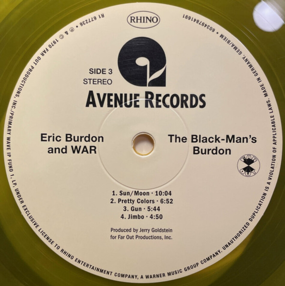 Eric Burdon & War / The Complete Vinyl Collection (Coloured Vinyl)(Limited Edition)(4LP)