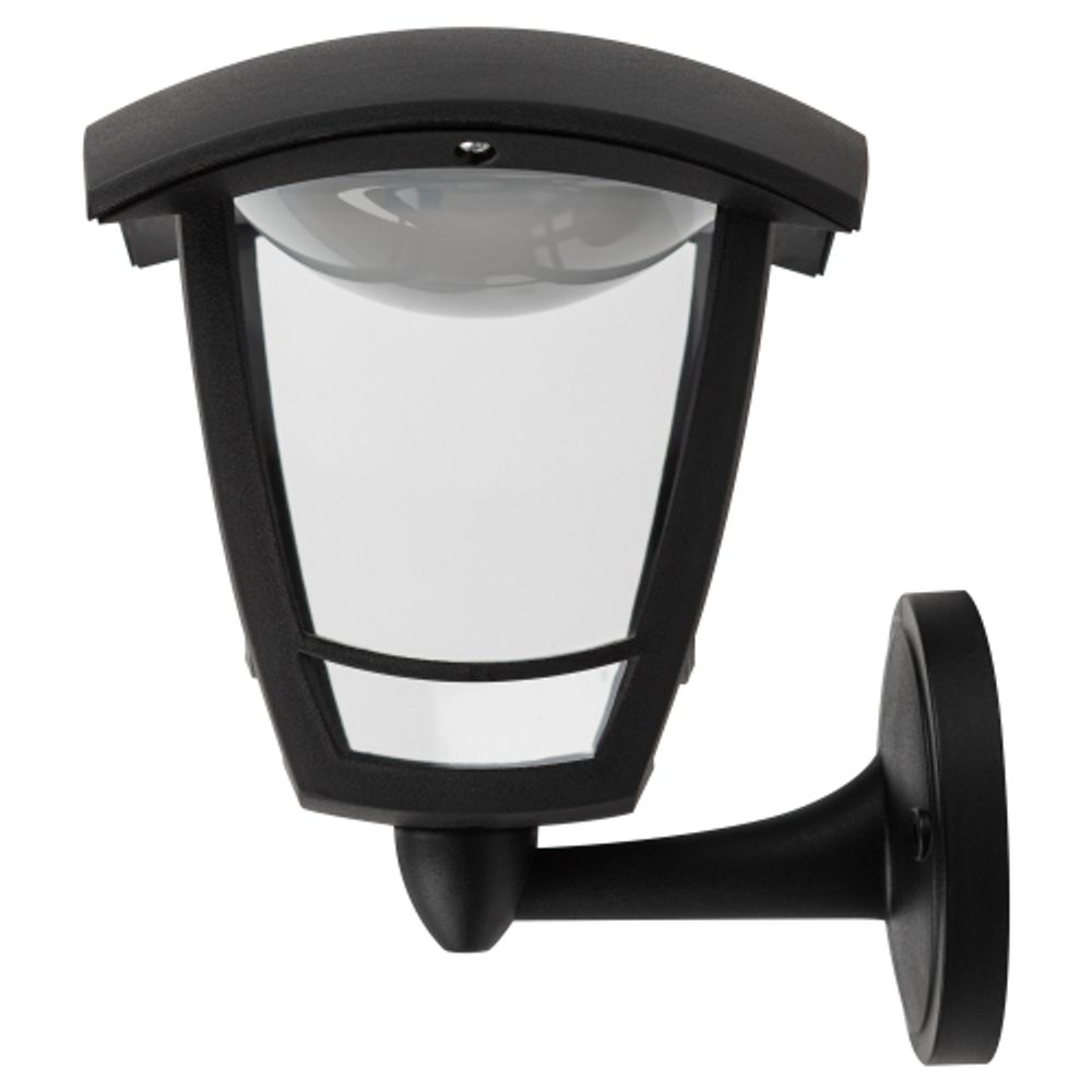 Садово-парковый светильник ЭРА ДБУ 07-8-001 Дели черный 4 гранный IP44 светодиодный 8Вт 3000K