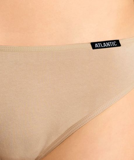 Женские трусы спорт (3шт) Atlantic 3BLP-580, бежевый