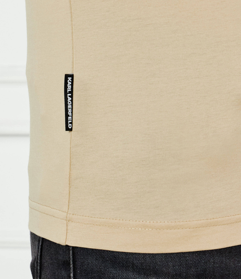 Поло PRESS BUTTON Karl Lagerfeld - бежевый(745007 552200)