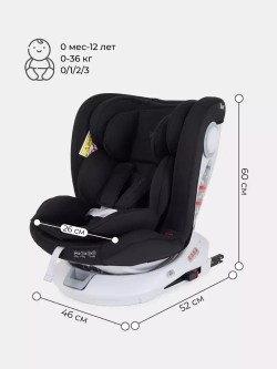 Автокресло RANT LB619 "DRIVE" isofix Active Line группа 0-1-2-3 (0-36 кг)