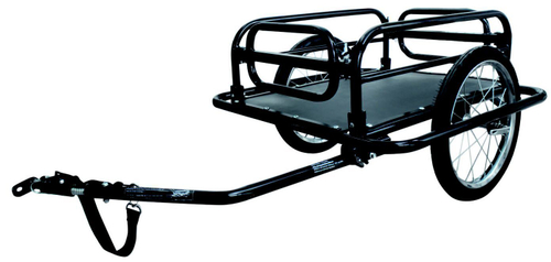 Крепление прицеп для перевозки грузов до 40кг складной сталь 2колеса черный