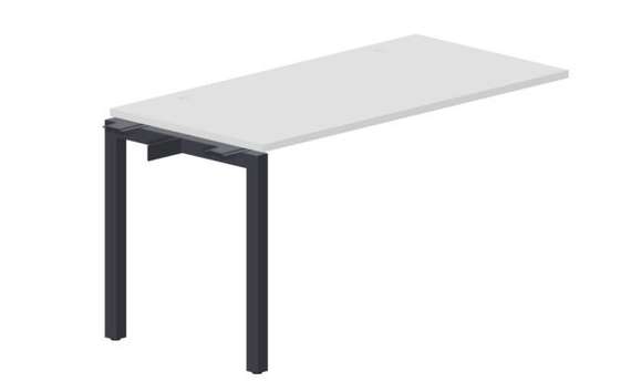 стол Polo 1380х680х750мм (2 громмета) - приставной элемент