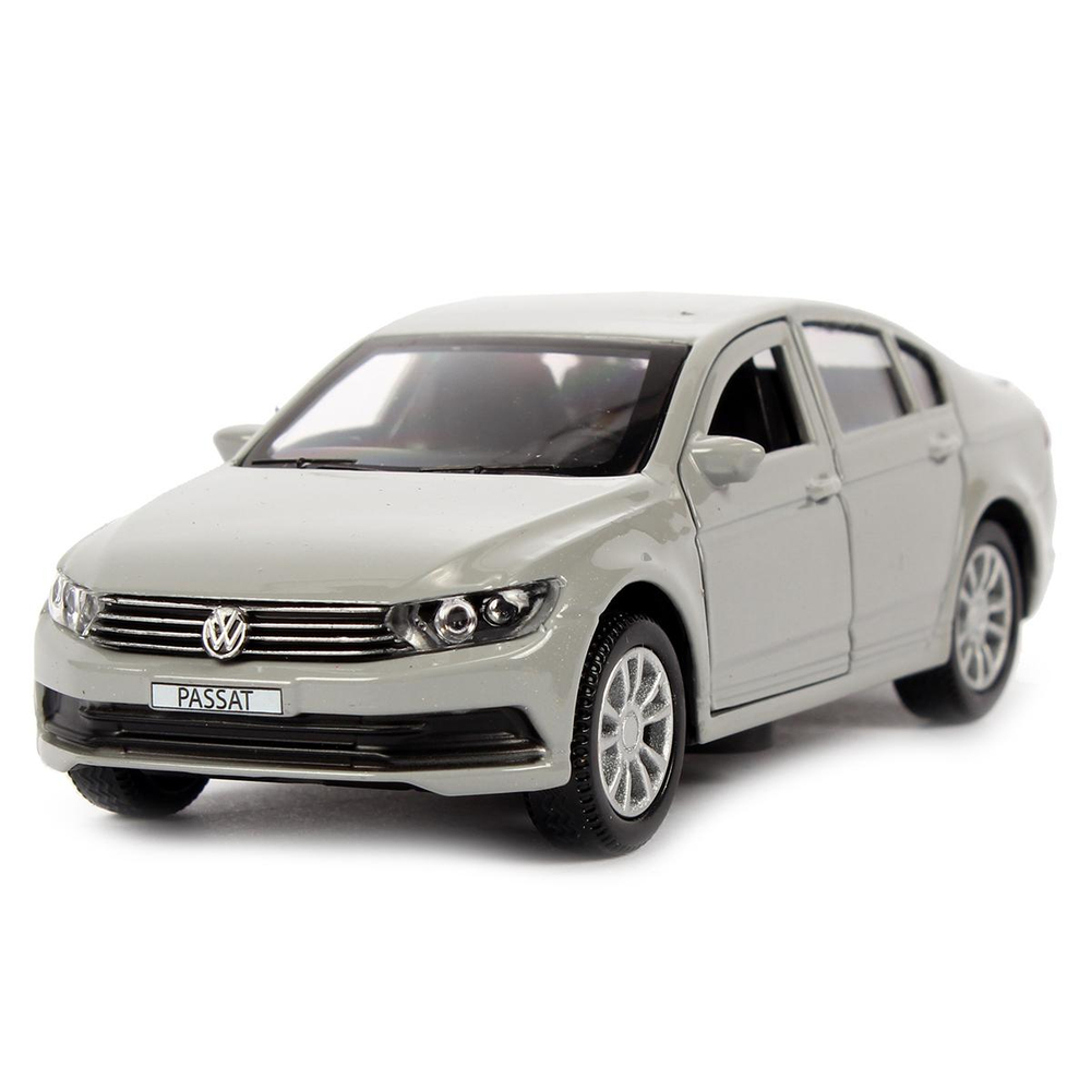 Модель ин. мет. "Volkswagen Passat" 12см, двер, багаж, темно-серый PASSAT-12-GY (Технопарк)