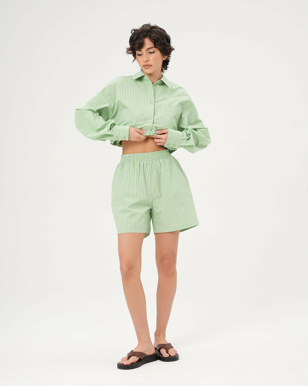 Свободные шорты boyfriend