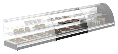 Витрина нейтральная Carboma A57 N 1,2-1 (1,2 Арго XL Люкс)