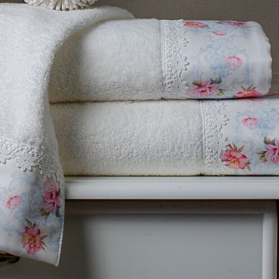 Набор полотенец Venice 2 предмета TIVOLYO HOME Турция