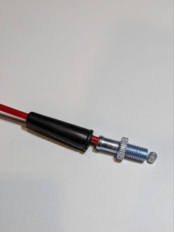 Ручка газа короткоходная с тросом для питбайка, эндуро, кроссового мотоцикла