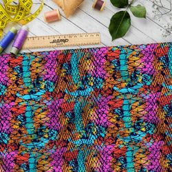 Ткань оксфорд 210 ядовитая чешуя змеи