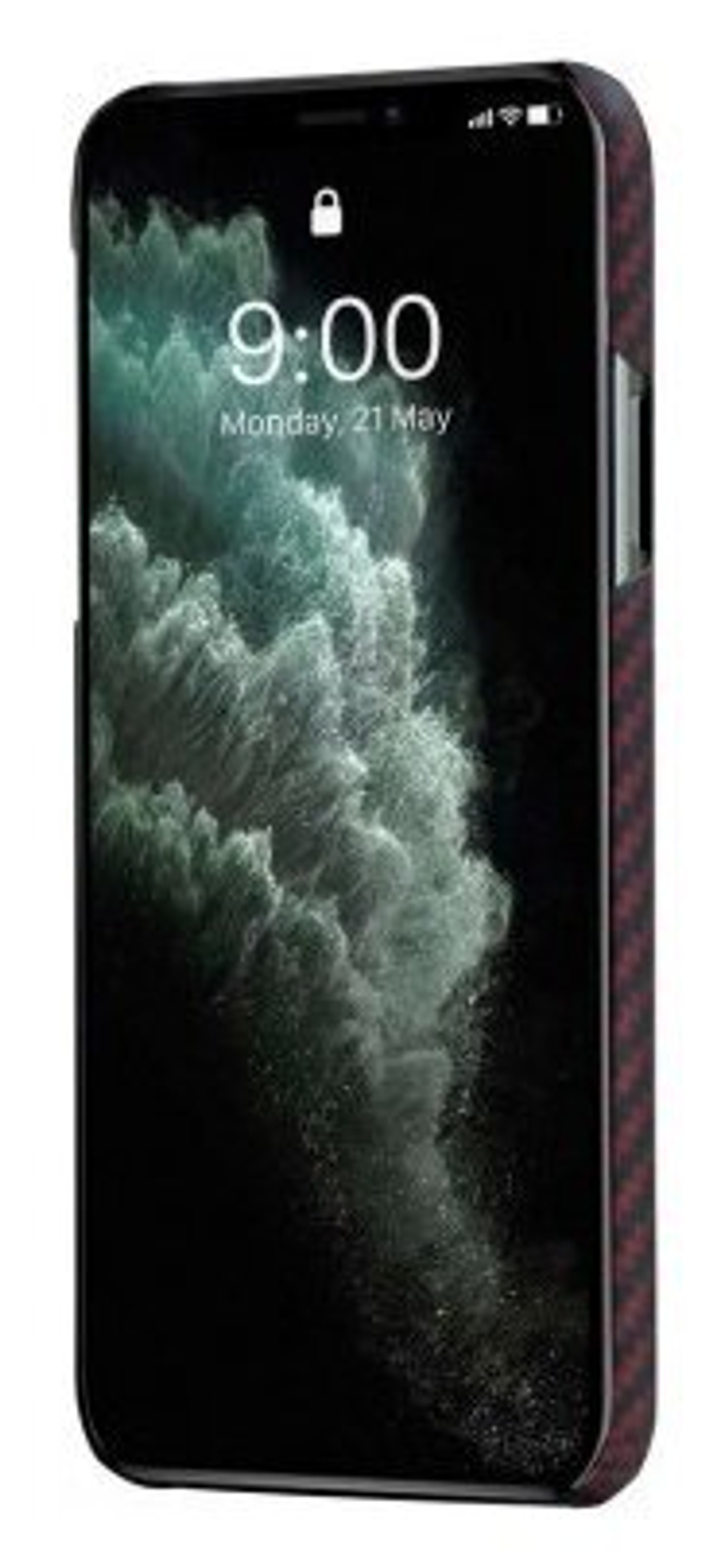 Чехол IPhone 13 Pro Max (KI1307PM) Pitaka MagEZ Case 2 black red