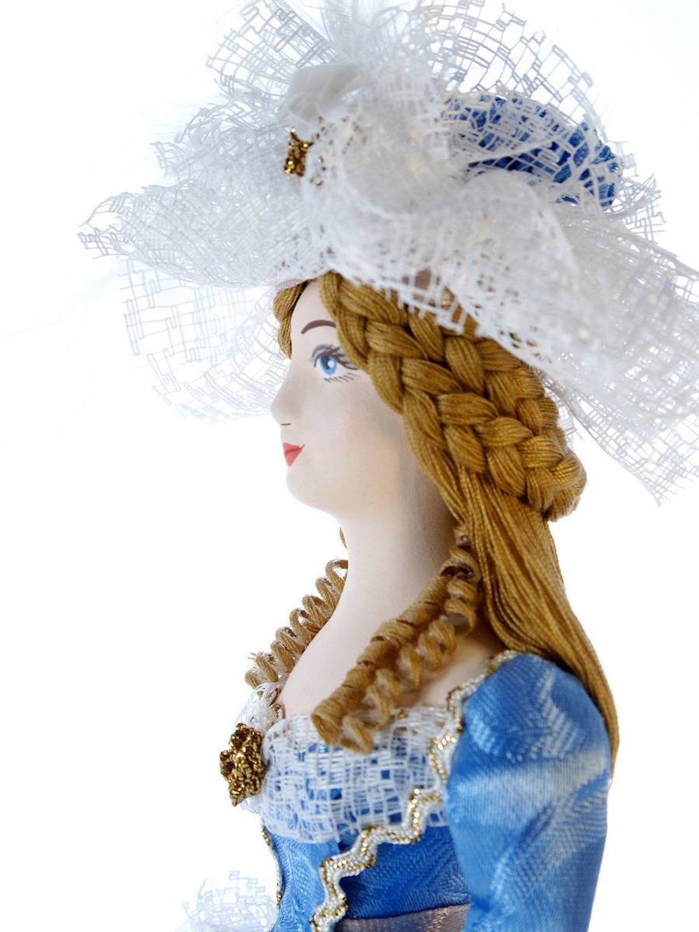 Кукла фарфоровая Дама с тростью