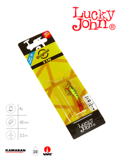 Балансир LUCKY JOHN Fin №3 (+тройник), цвет 36RT, арт. 71313-36RT