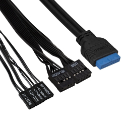 Exegate EX278391RUS Корпус Miditower Exegate CP-603 Black, ATX, , 2*USB+2*USB3.0, Audio