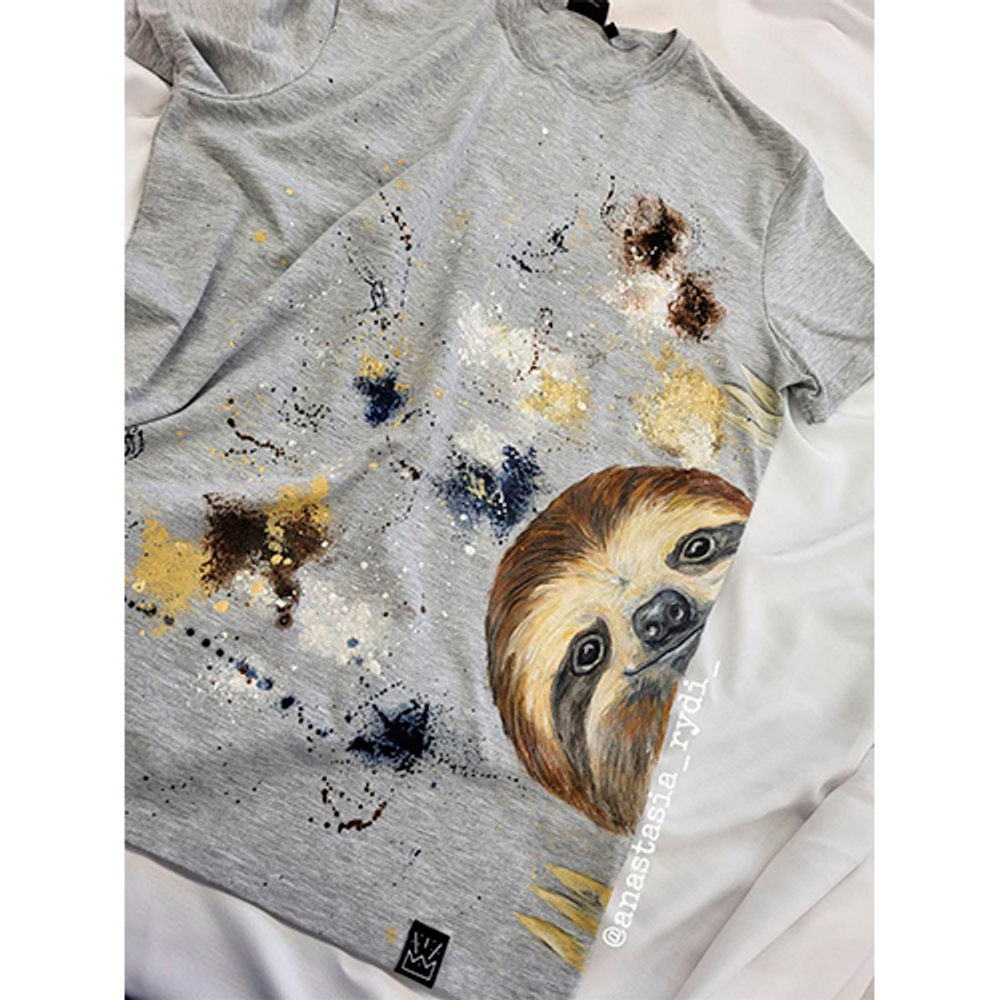 Краска по ткани и обуви, одежды акриловая «Орех»