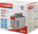 ЗУБР ММА, 165 А, MMA, сварочный аппарат инверторный, макс. электрод Ø 4.0 мм (ЗАС-М3-165)