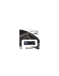 Флешка USB Flash Kingston USB Drive 256GB DataTraveler Exodia Onyx, USB 3.2, Черный матовый [DTXON / 256GB]