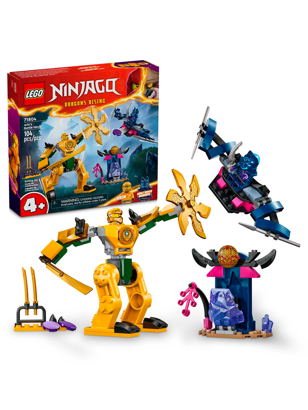 Конструктор LEGO Ninjago 71804 Боевой робот Арина