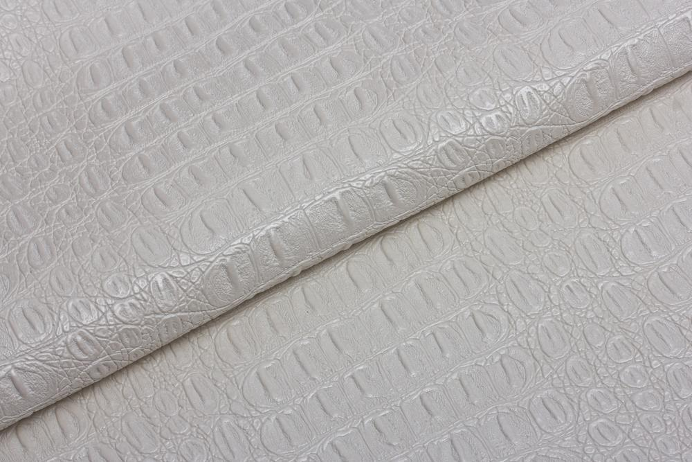 Искусственная кожа KVS 218 Croco white (Кроко вайт)