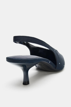 ZARA ТУФЛИ-МЮЛИ, СИНИЙ