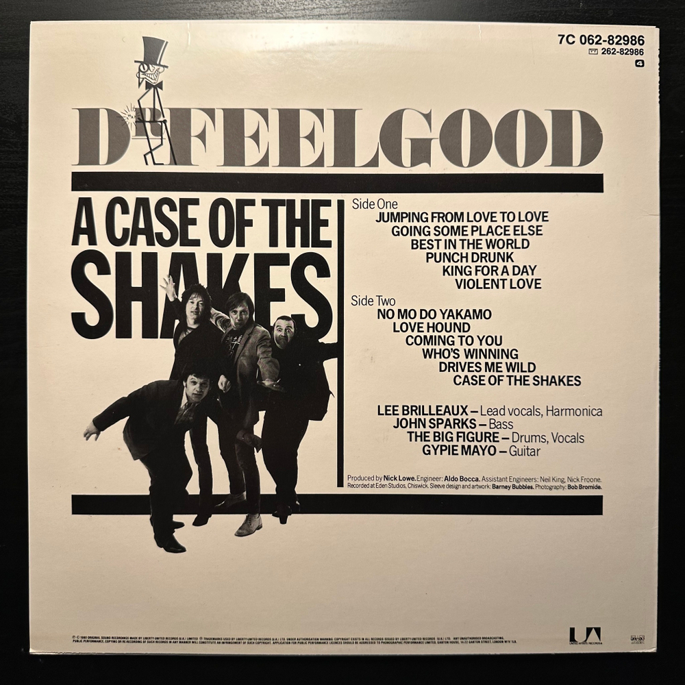 Dr. Feelgood - A Case Of The Shakes (Скандинавия 1980г.)