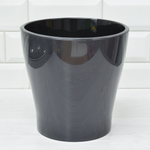 Горшок цветочный Лея 5л двойной (графитовый)
