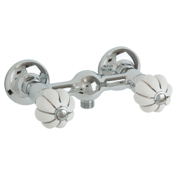 Купить смеситель для душа Migliore Olivia 19014 Белый/декор платина/хром