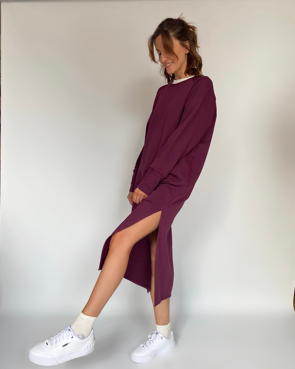 Платье свитшот