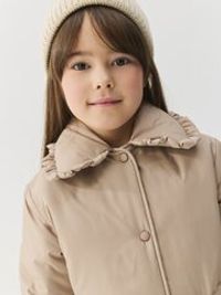 Куртка демисезонная с воротником "Кофе с молоком"