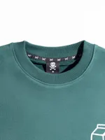 Толстовка Hardlunch Milk темно-зеленая