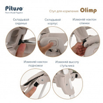 PITUSO СТУЛ ДЛЯ КОРМЛЕНИЯ OLIMP