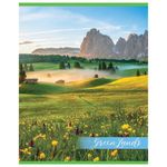 Тетрадь А5, 48 л., HATBER-ECO скоба, офсет №2 ЭКОНОМ, клетка, обложка мелованная бумага, "GreenLand", 48Т5D1