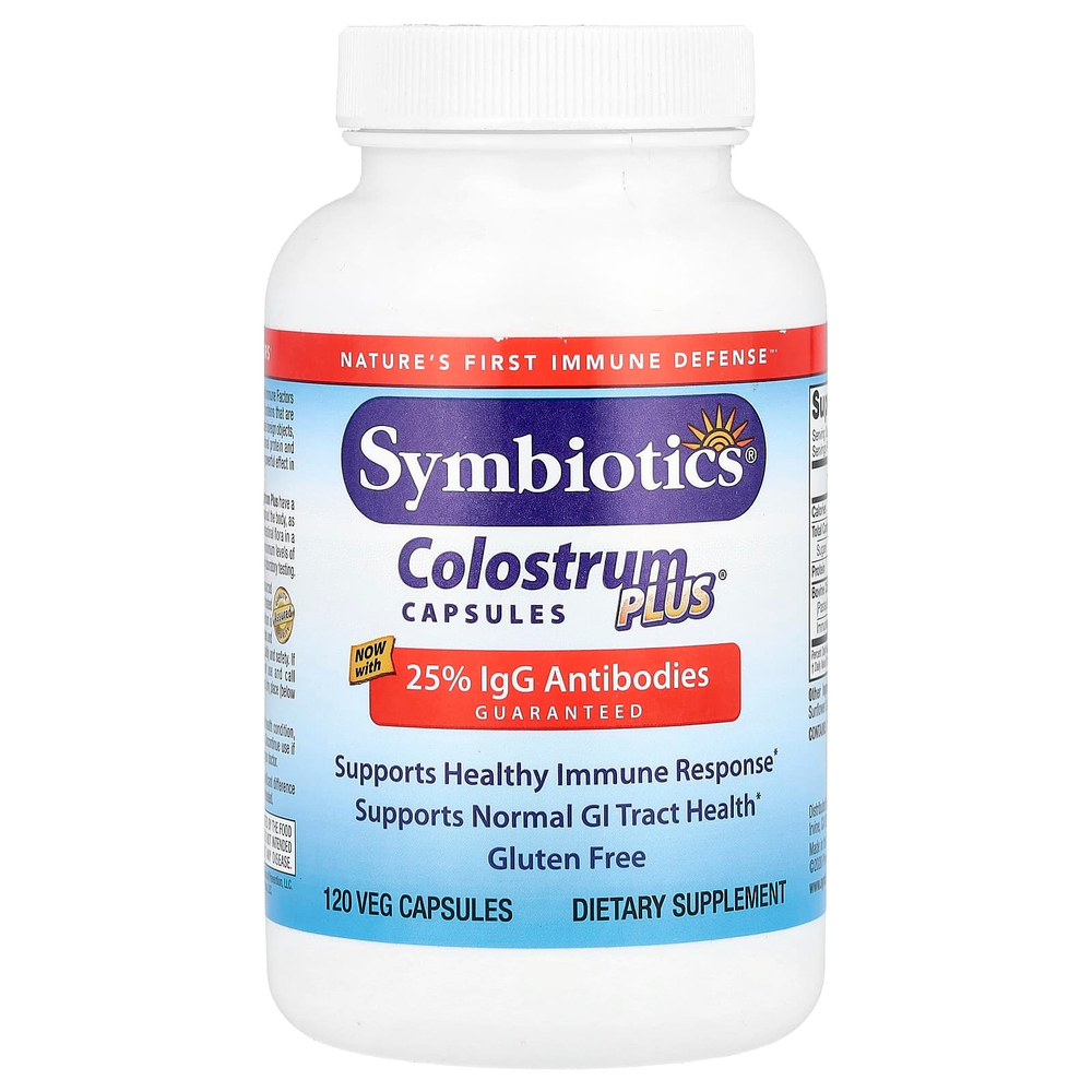 Symbiotics, Colostrum Plus®, 120 растительных капсул