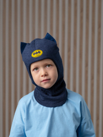 Шлем зимний вязаный (Сапфир) Бэтмен