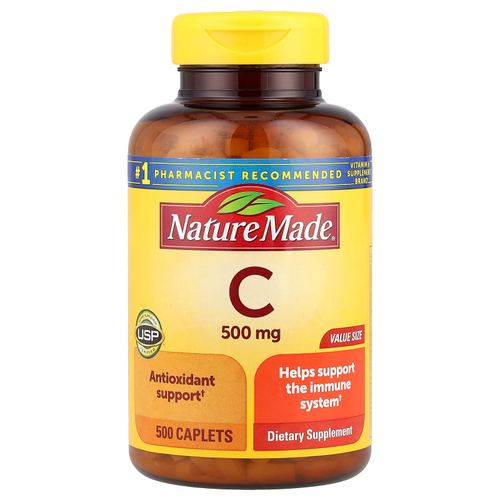 Nature Made, Витамин C, 500 мг, 500 капсул