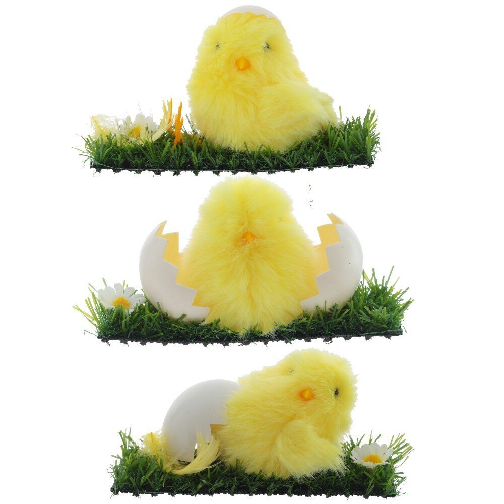 GAEM Фигурка декоративная "Цыпленок", L14 W5 H7 см, 3в.