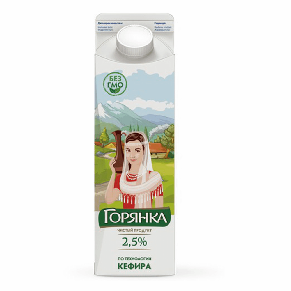 Кефир "Горянка" 2,5% 900г