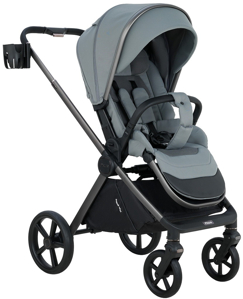 Детская коляска Pituso Teffy 2 в 1 Blue Tea/Graphite