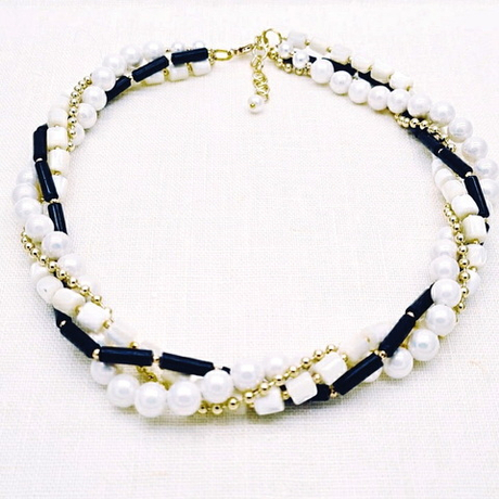 10158251 Колье Роман с камнем