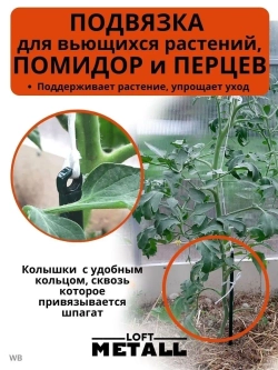 Колышки опора кустодержатель ограждение