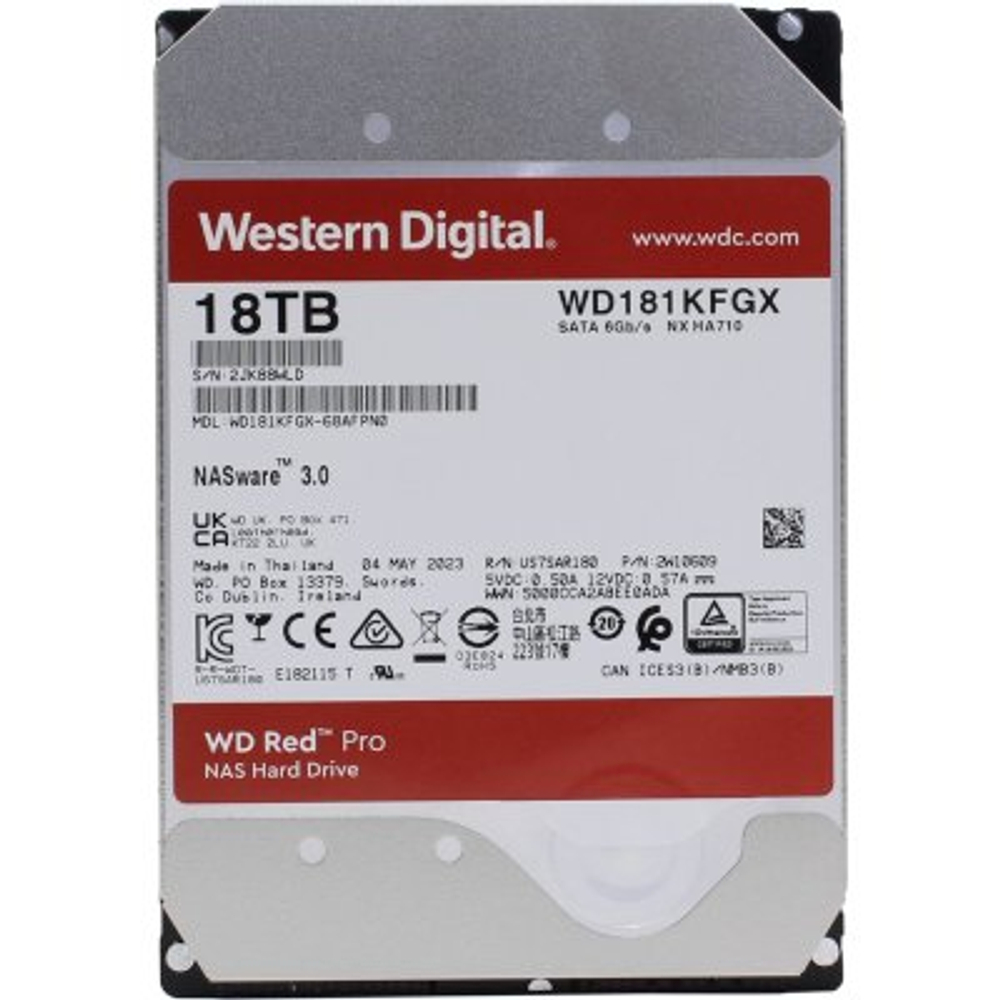 Жесткий диск WD Red Pro 18Tb WD181KFGX