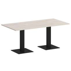 Onix Direct Стол прямоугольный O.SPRG-4 Денвер Светлый/Металл Черный 1800*900*750