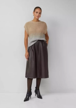Юбка-миди в кожаном стиле Black Label