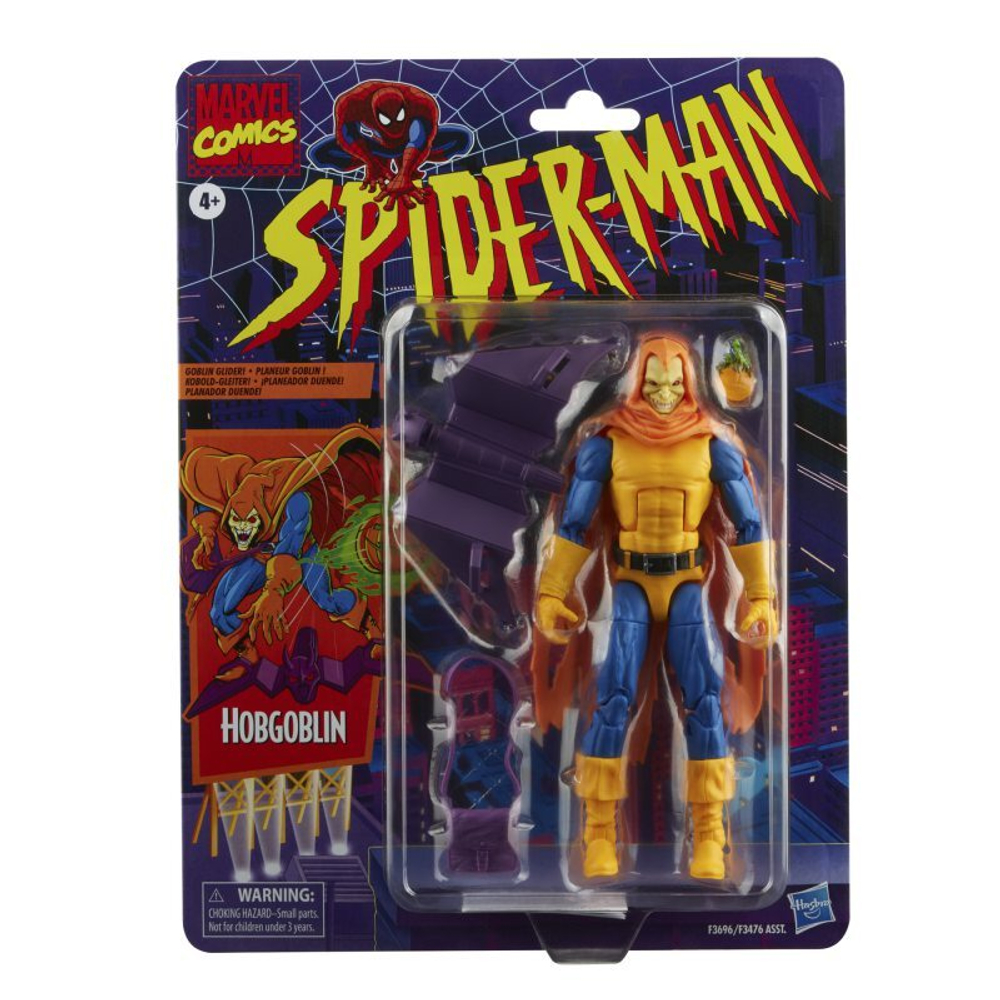 Hasbro Marvel Legends Spider-Man - Статуэтка Хобгоблина 16 см Ретро F3696